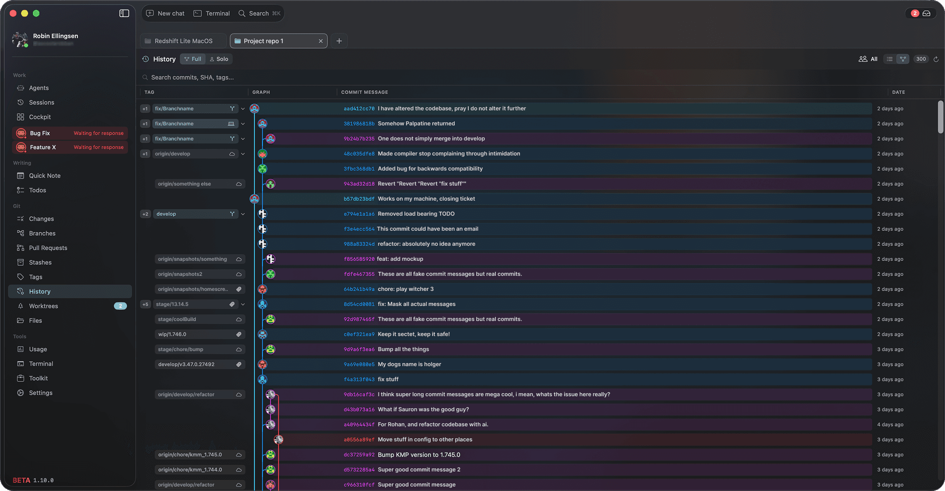 A super powerful git client, built in